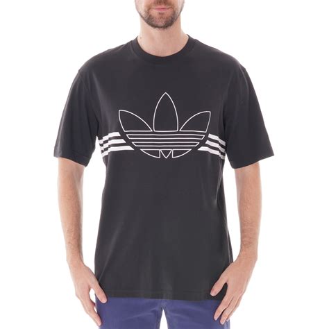 adidas originals t-shirt outline trefoil shorts